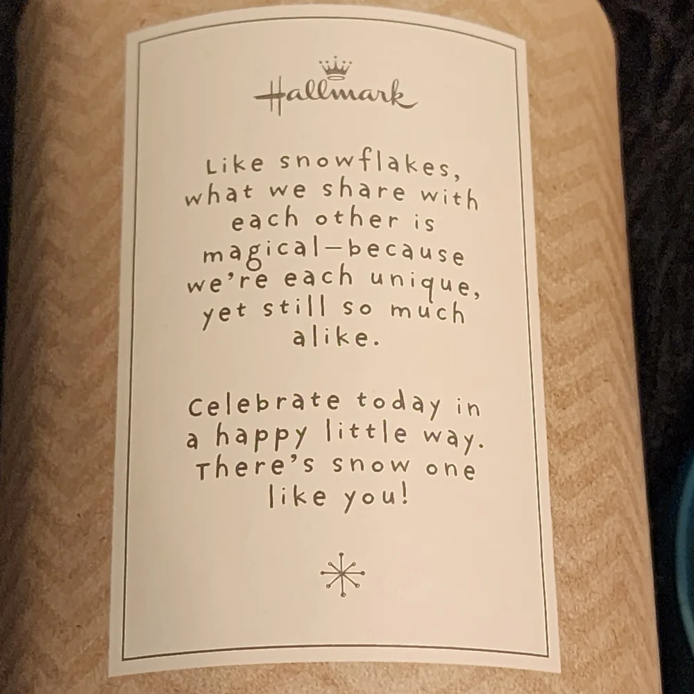 Hallmark snow one